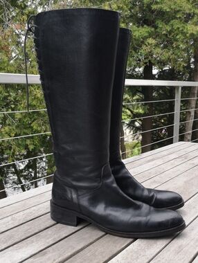 Boemos tall black leather boots